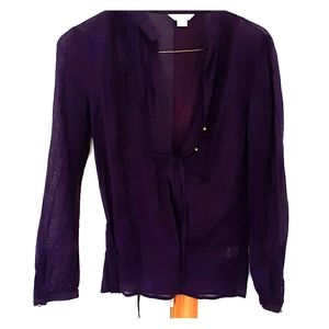 Janesville Purple Blouse